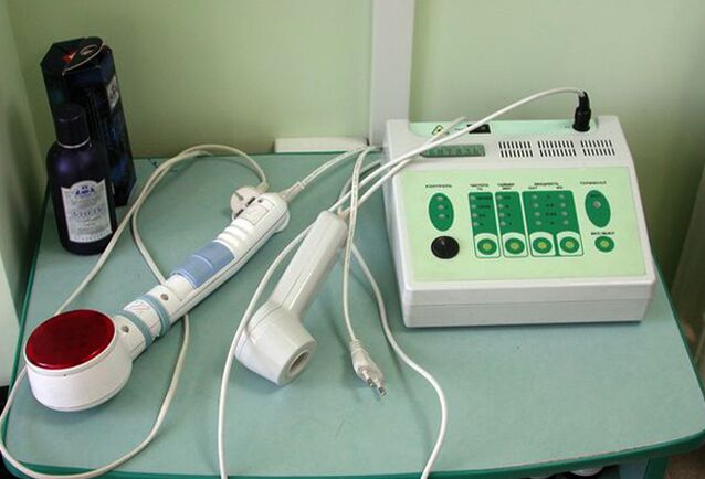 Kronik prostatitte kullanılan fizyoterapi aparatı